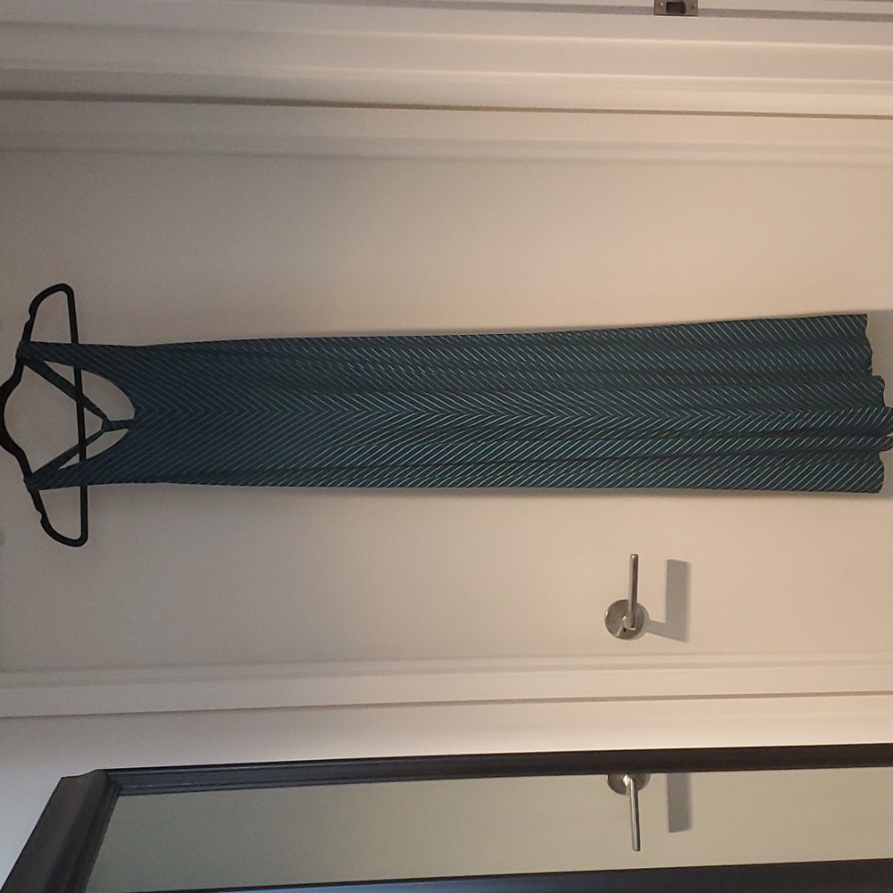 GAP Blue and Turquoise Maxi Dress Women's Size XXL